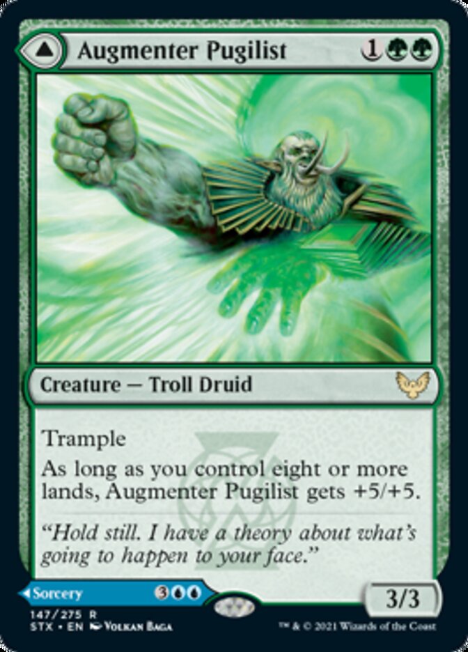 Augmenter Pugilist // Echoing Equation (STX-147) - Strixhaven: School of Mages Foil