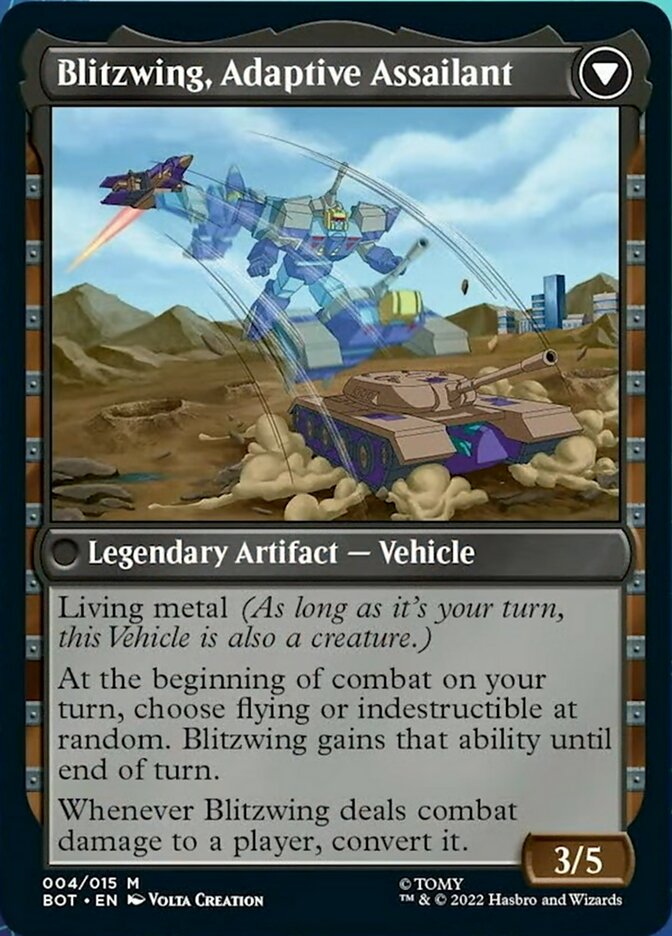 Blitzwing, Cruel Tormentor // Blitzwing, Adaptive Assailant (BOT-004) - Transformers: (convertdfc) Foil