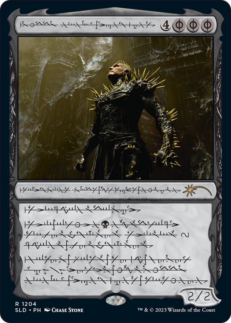 K'rrik, Son of Yawgmoth (SLD-1204) - Secret Lair Drop: (Showcase) Foil