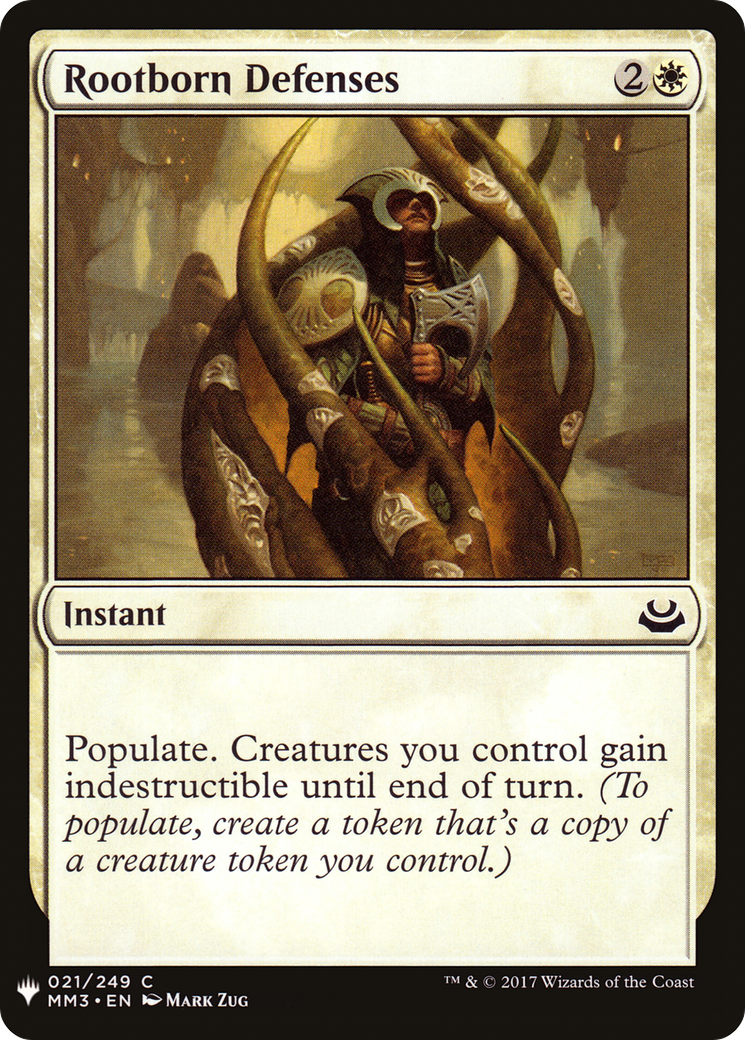 Rootborn Defenses (LIST-MM3-21) - The List