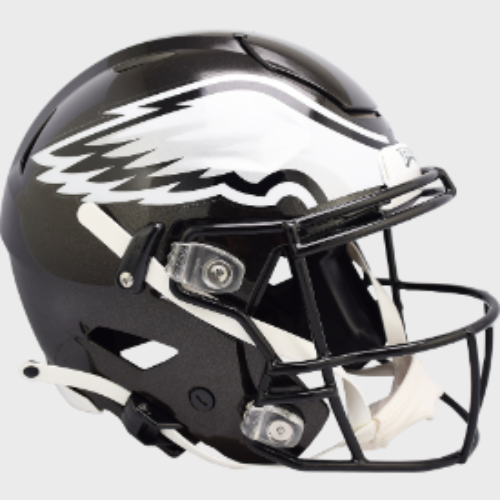 Philadelphia Eagles Full Size Authentic SpeedFlex Football Helmet 2022 Alternate On-Field- NFL