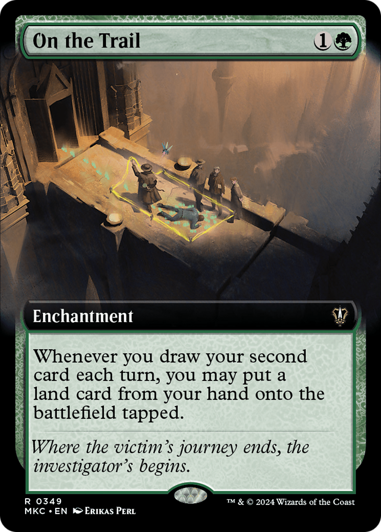 On the Trail (MKC-349) - Murders at Karlov Manor Commander: (Extended Art)