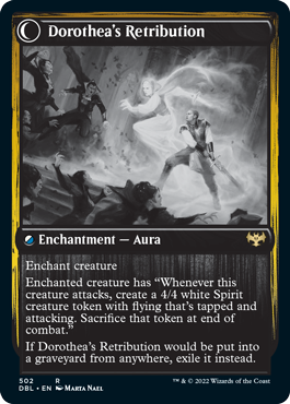 Dorothea, Vengeful Victim // Dorothea's Retribution (DBL-502) - Innistrad: Double Feature: (Double Faced Transform) Foil