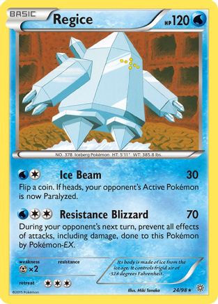Regice 024/98 - XY Ancient Origins
