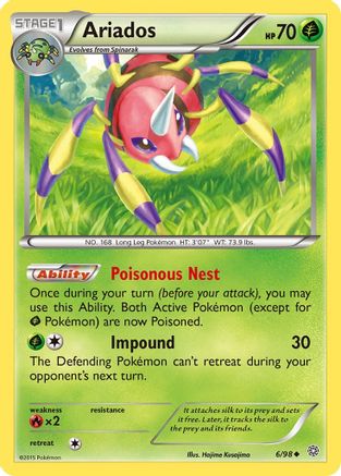 Ariados 006/98 - XY Ancient Origins