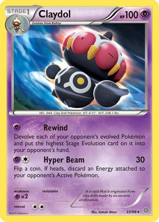 Claydol 033/98 - XY Ancient Origins