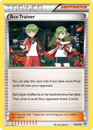 Ace Trainer 069/98 - XY Ancient Origins Reverse Holofoil