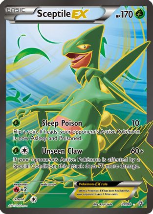 Sceptile EX (Full Art) 084/98 - XY Ancient Origins Holofoil