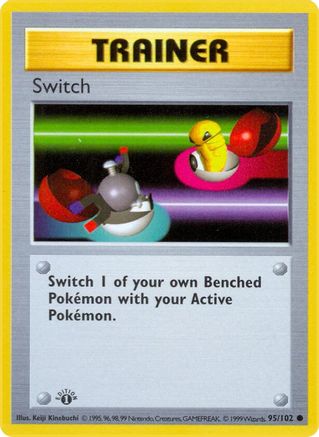 Switch 095/102 - Base Set Shadowless 1st Edition