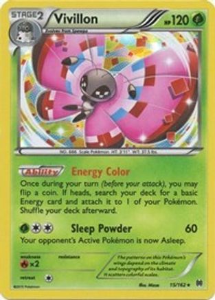 Vivillon 015/162 - XY BREAKthrough Holofoil
