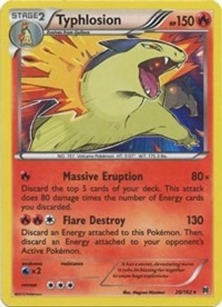 Typhlosion 020/162 - XY BREAKthrough Holofoil