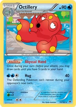 Octillery 033/162 - XY BREAKthrough Holofoil