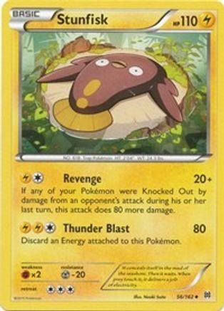 Stunfisk 056/162 - XY BREAKthrough Reverse Holofoil
