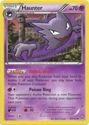 Haunter 059/162 - XY BREAKthrough Reverse Holofoil