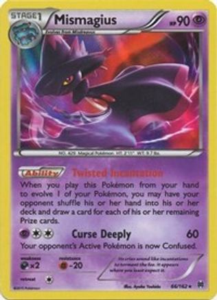 Mismagius 066/162 - XY BREAKthrough Reverse Holofoil