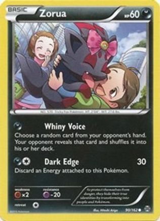 Zorua 090/162 - XY BREAKthrough Reverse Holofoil