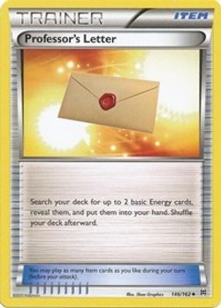 Professor's Letter 146/162 - XY BREAKthrough