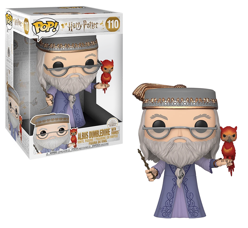 Albus Dumbledore w/ Fawkes (10-Inch, Harry Potter) 110
