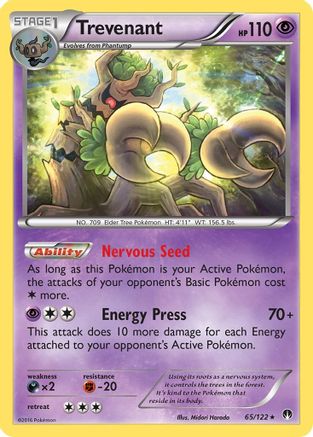 Trevenant 065/122 - XY BREAKpoint Reverse Holofoil