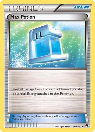 Max Potion 103/122 - XY BREAKpoint Reverse Holofoil