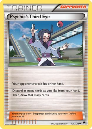 Psychic's Third Eye 108/122 - XY BREAKpoint