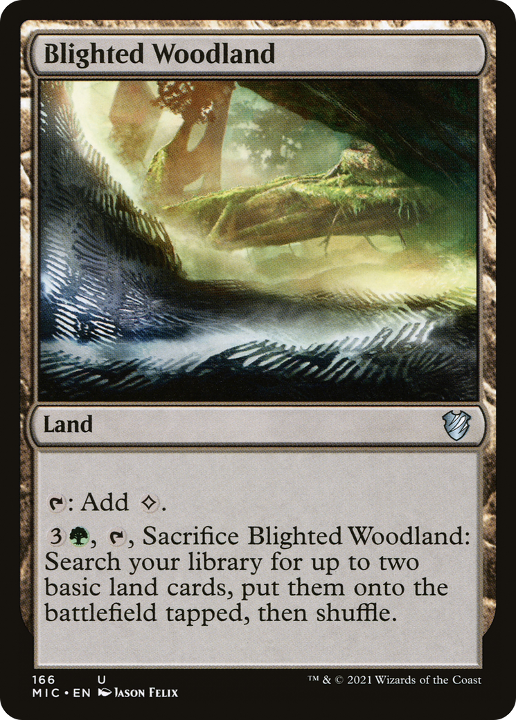 Blighted Woodland (MIC-166) - Midnight Hunt Commander