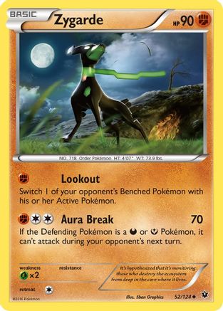 Zygarde 052/124 - XY Fates Collide