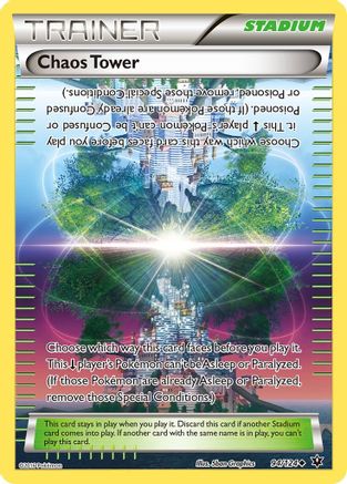 Chaos Tower 094/124 - XY Fates Collide Reverse Holofoil
