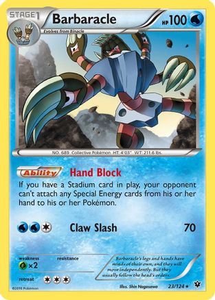 Barbaracle 023/124 - XY Fates Collide