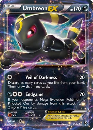 Umbreon EX 055/124 - XY Fates Collide Holofoil