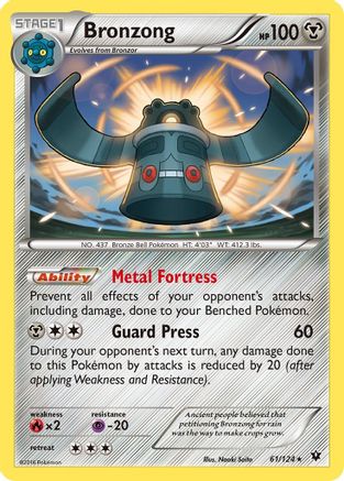 Bronzong 061/124 - XY Fates Collide