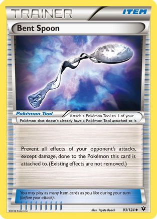 Bent Spoon 093/124 - XY Fates Collide Reverse Holofoil