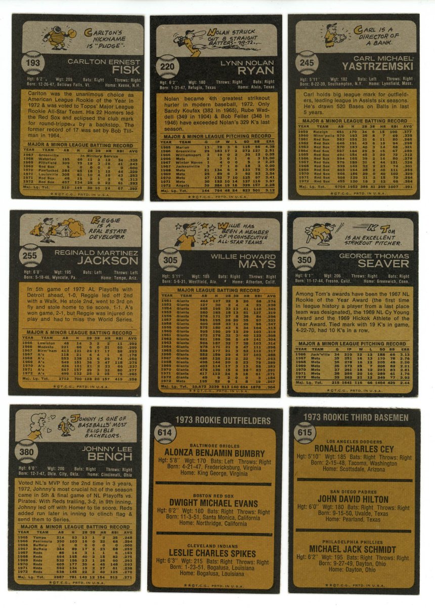 1973 TOPPS BASEBALL COMPLETE SET BREAK - 17 CARDS PER BOX! Includes 2 HOFers!