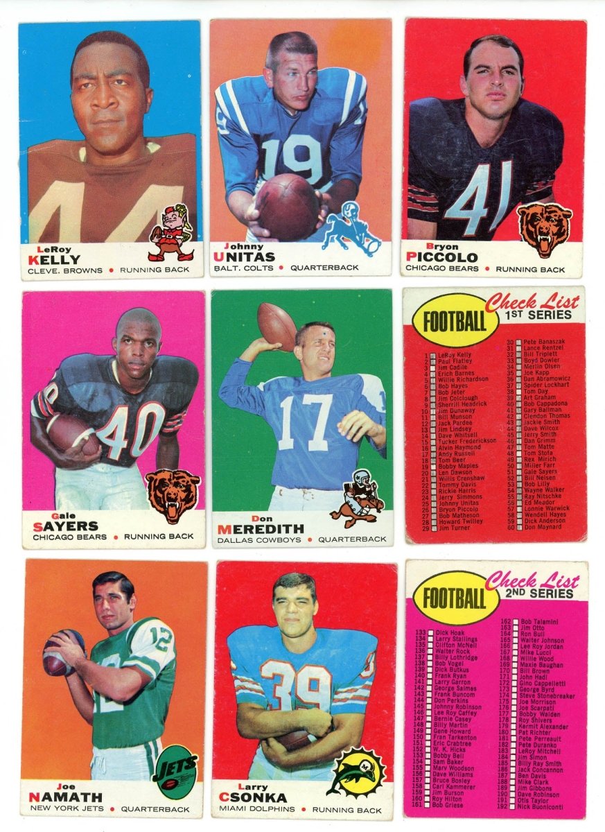 1969 TOPPS FOOTBALL COMPLETE SET BREAK - 6 CARDS PER BOX! (1) HOFER IN EVERY BOX!