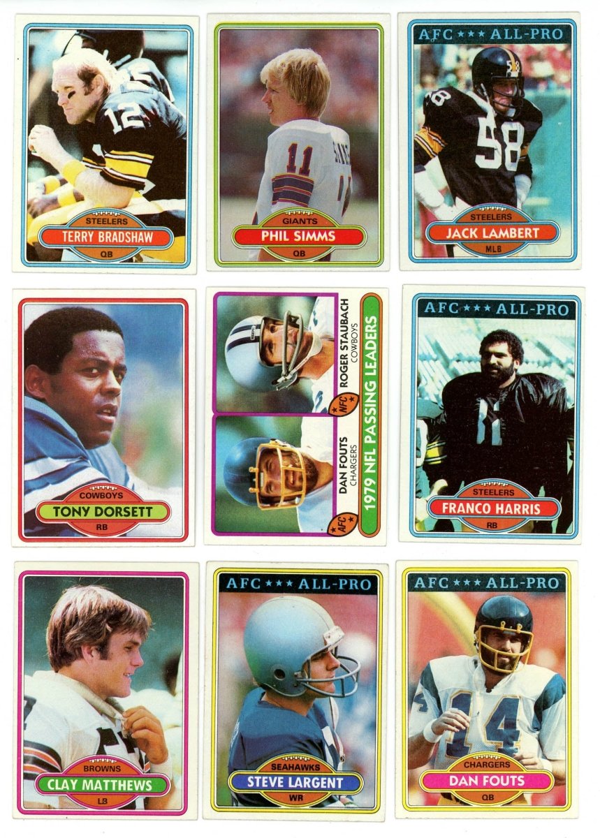 1980 TOPPS FOOTBALL COMPLETE SET BREAK - 26 CARDS PER BOX! 2 HOFERS PER BOX!