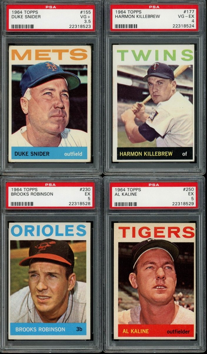 1964 TOPPS BASEBALL COMPLETE SET BREAK - 10 CARDS PER BOX! INCLUDES 1 OR MORE HOFER AND HIGH NUMBER CARD!