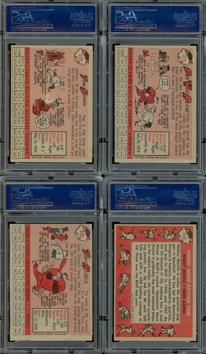 1958 TOPPS BASEBALL COMPLETE SET BREAK - 5 CARDS PER BOX!