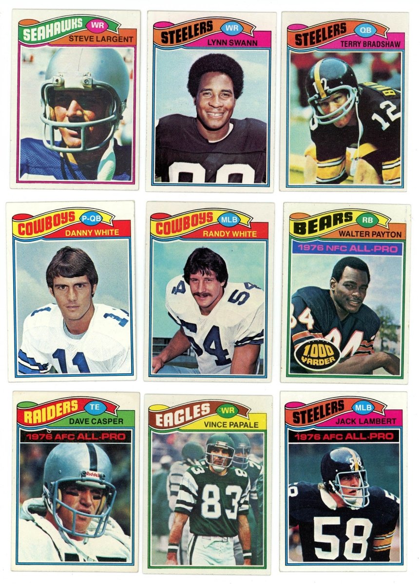 1977 TOPPS FOOTBALL COMPLETE SET BREAK - 16 CARDS PER BOX! 2 HOFERS PER BOX!