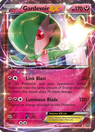 Gardevoir EX 078/114 - XY Steam Siege Holofoil