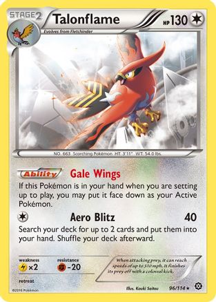Talonflame 096/114 - XY Steam Siege