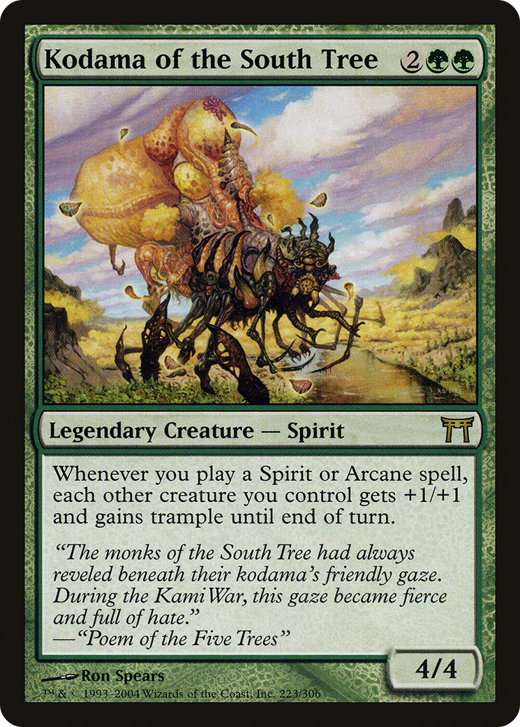 Kodama of the South Tree (CHK-223) - Champions of Kamigawa