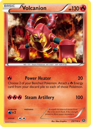 Volcanion 025/114 - XY Steam Siege