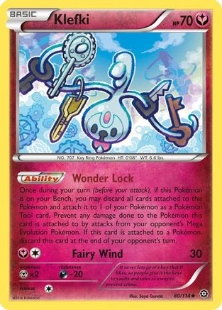 Klefki 080/114 - XY Steam Siege Reverse Holofoil