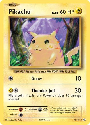 Pikachu 035/108 - XY Evolutions