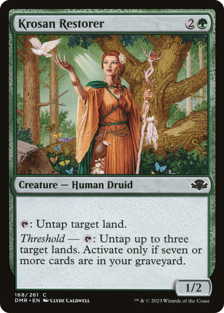Krosan Restorer (DMR-168) - Dominaria Remastered Foil
