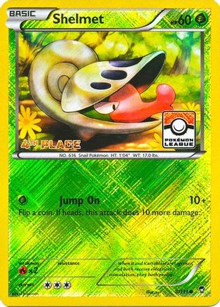 Shelmet 008/111 - League & Championship Cards - Reverse Holofoil