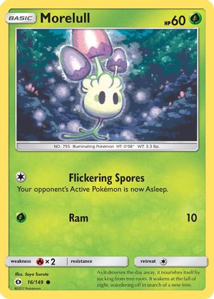 Morelull 016/149 - SM Base Set Reverse Holofoil