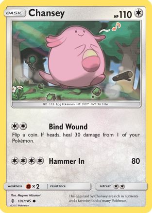 Chansey 101/145 - SM Guardians Rising