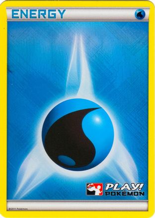 WaterEnergy (2011 Play! Pokemon) - League & Championship Cards Holofoil