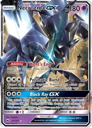Necrozma GX 063/147 - SM Burning Shadows Holofoil